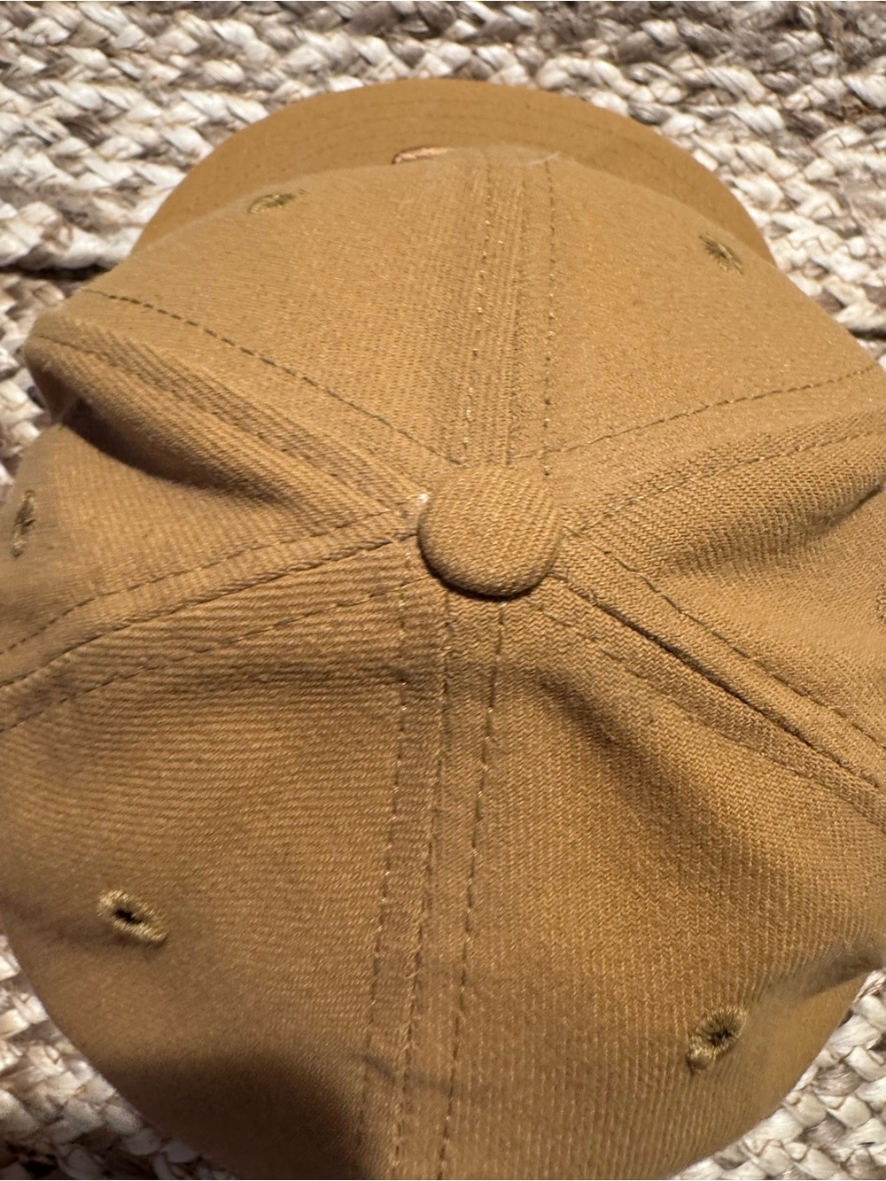 New Era 58FIFYU Atlanta Braves Tonal Tan Fitted Hat 7 5/8 Camel MLB Cap - Picture 6 of 11